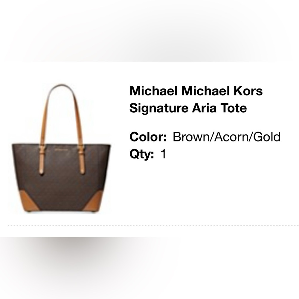 Michael Kors Signature Aria Tote